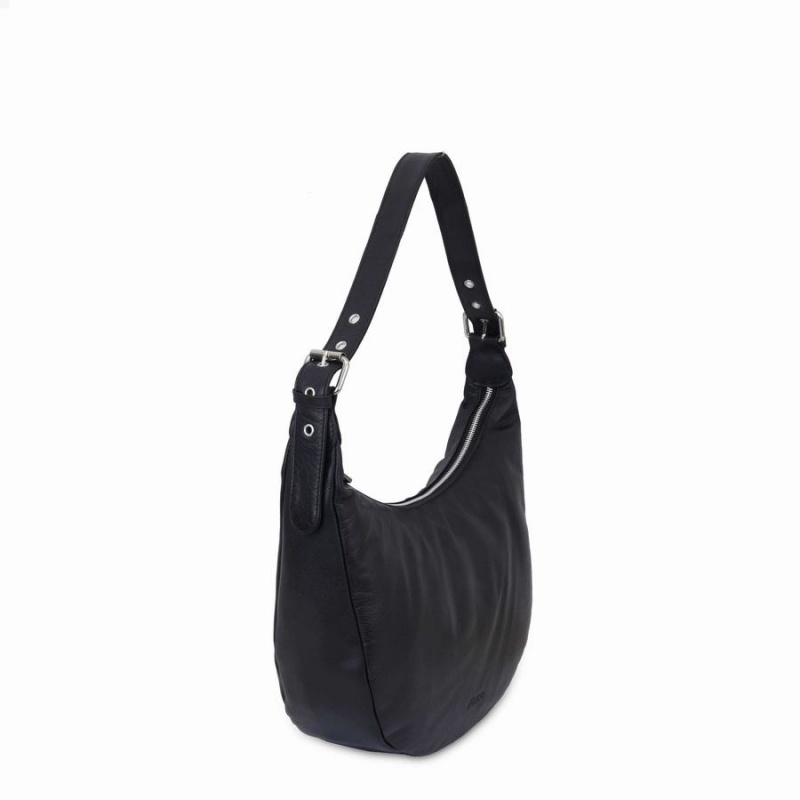 Women's Núnoo Stella Small Air 1 Shoulder Bags Black | YCP2136CK