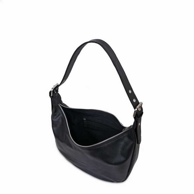 Women's Núnoo Stella Small Air 1 Shoulder Bags Black | YCP2136CK