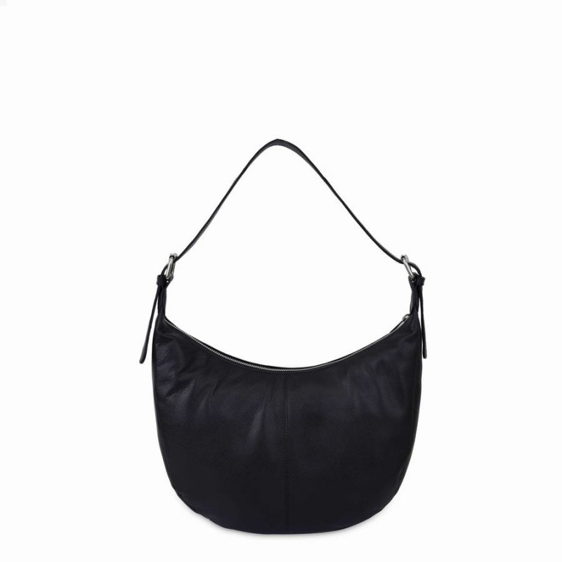 Women's Núnoo Stella Small Air 1 Shoulder Bags Black | YCP2136CK